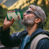 Algeria 4 in 1 Can Cooler Tumbler with Arabic Calligraphy and Traditional Pattern Design