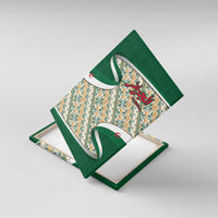 Algeria Canvas Wall Art with Arabic Calligraphy and Traditional Pattern Design