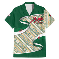 Algeria Family Matching Mermaid Dress and Hawaiian Shirt with Arabic Calligraphy and Traditional Pattern Design