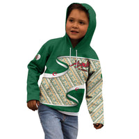 Algeria Kid Hoodie with Arabic Calligraphy and Traditional Pattern Design