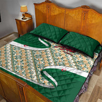 Algeria Quilt Bed Set with Arabic Calligraphy and Traditional Pattern Design