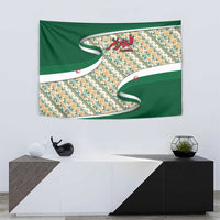 Algeria Tapestry with Arabic Calligraphy and Traditional Pattern Design
