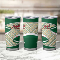Algeria Tumbler Cup with Arabic Calligraphy and Traditional Pattern Design