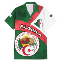 Algeria Family Matching Mermaid Dress and Hawaiian Shirt with National Emblem and Map Design