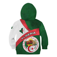Algeria Kid Hoodie with National Emblem and Map Design