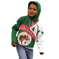 Algeria Kid Hoodie with National Emblem and Map Design