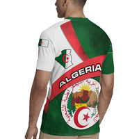 Algeria Rugby Jersey with National Emblem and Map Design