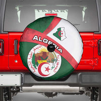Algeria Spare Tire Cover with National Emblem and Map Design
