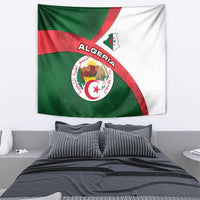 Algeria Tapestry with National Emblem and Map Design
