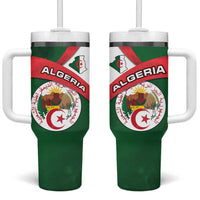 Algeria Tumbler With Handle with National Emblem and Map Design
