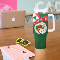 Algeria Tumbler With Handle with National Emblem and Map Design