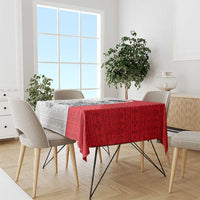 Juraj Janosik Slovakia Tablecloth with Folk Pattern Red White Legend Spirit