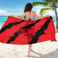 Slovakia Sarong with Red Black Falcon Claw No Mercy Spirit