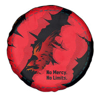 Slovakia Spare Tire Cover with Red Black Falcon Claw No Mercy Spirit