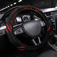 Slovakia Steering Wheel Cover with Red Black Falcon Claw No Mercy Spirit