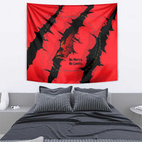 Slovakia Tapestry with Red Black Falcon Claw No Mercy Spirit