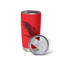 Slovakia Tumbler Cup with Red Black Falcon Claw No Mercy Spirit