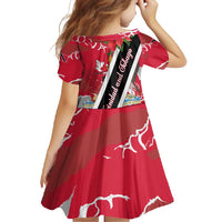 Trinidad and Tobago Red Poinsettia Family Matching Tank Maxi Dress and Hawaiian Shirt with National Crest and Diagonal Flag Sash Design - Wonder Print Shop