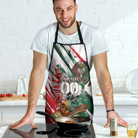 Personalized Mexico Football Ganadores Apron Aztec Jaguar Cultural Heritage Soccer Art