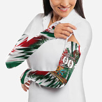 Personalized Mexico Football Ganadores Arm Sleeves Aztec Jaguar Cultural Heritage Soccer Art