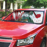 Personalized Mexico Football Ganadores Auto Sun Shade Aztec Jaguar Cultural Heritage Soccer Art