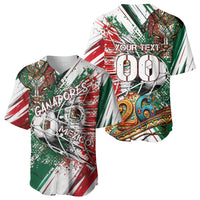 Personalized Mexico Football Ganadores Baseball Jersey Aztec Jaguar Cultural Heritage Soccer Art