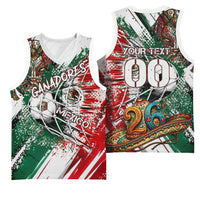 Personalized Mexico Football Ganadores Basketball Jersey Aztec Jaguar Cultural Heritage Soccer Art