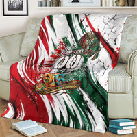 Personalized Mexico Football Ganadores Blanket Aztec Jaguar Cultural Heritage Soccer Art