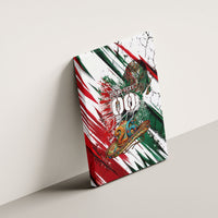 Personalized Mexico Football Ganadores Canvas Wall Art Aztec Jaguar Cultural Heritage Soccer Art