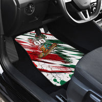 Personalized Mexico Football Ganadores Car Mats Aztec Jaguar Cultural Heritage Soccer Art