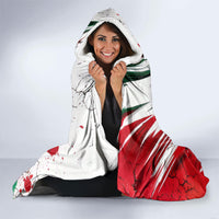 Personalized Mexico Football Ganadores Hooded Blanket Aztec Jaguar Cultural Heritage Soccer Art