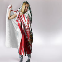 Personalized Mexico Football Ganadores Hooded Blanket Aztec Jaguar Cultural Heritage Soccer Art