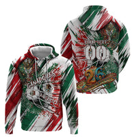 Personalized Mexico Football Ganadores Hoodie Aztec Jaguar Cultural Heritage Soccer Art