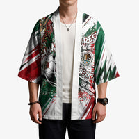 Personalized Mexico Football Ganadores Kimono Aztec Jaguar Cultural Heritage Soccer Art