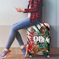 Personalized Mexico Football Ganadores Luggage Cover Aztec Jaguar Cultural Heritage Soccer Art
