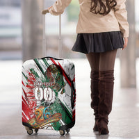 Personalized Mexico Football Ganadores Luggage Cover Aztec Jaguar Cultural Heritage Soccer Art