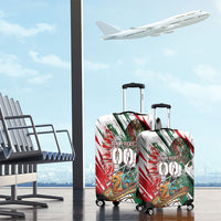 Personalized Mexico Football Ganadores Luggage Cover Aztec Jaguar Cultural Heritage Soccer Art