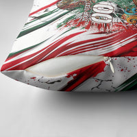 Personalized Mexico Football Ganadores Pillow Cover Aztec Jaguar Cultural Heritage Soccer Art
