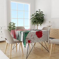 Personalized Mexico Football Ganadores Tablecloth Aztec Jaguar Cultural Heritage Soccer Art