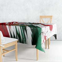 Personalized Mexico Football Ganadores Tablecloth Aztec Jaguar Cultural Heritage Soccer Art