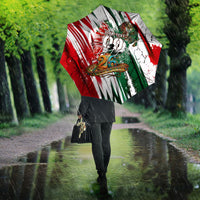 Personalized Mexico Football Ganadores Umbrella Aztec Jaguar Cultural Heritage Soccer Art
