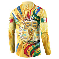 Personalized Mexico Football Victoria Sugar Skull Button Sweatshirt Dia De Los Muertos Cultural Art Sunburst