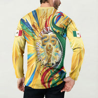 Personalized Mexico Football Victoria Sugar Skull Button Sweatshirt Dia De Los Muertos Cultural Art Sunburst