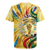 Personalized Mexico Football Victoria Sugar Skull Rugby Jersey Dia De Los Muertos Cultural Art Sunburst