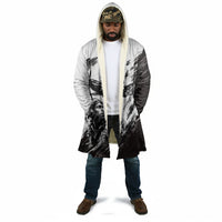 Personalized Tuskegee Airmen Cloak Black And White Grunge WWII Aviation Art