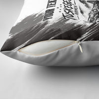Personalized Tuskegee Airmen Pillow Cover Black And White Grunge WWII Aviation Art