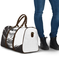 Personalized Tuskegee Airmen Travel Bag Black And White Grunge WWII Aviation Art