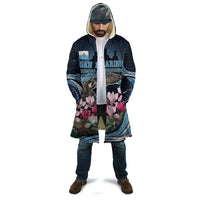 San Marino Founding Anniversary Cloak Freedom Peregrine Falcon - Cyclamen Flowers Towers Flag