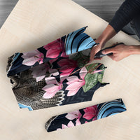 San Marino Founding Anniversary Umbrella Freedom Peregrine Falcon - Cyclamen Flowers Towers Flag