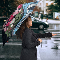 San Marino Founding Anniversary Umbrella Freedom Peregrine Falcon - Cyclamen Flowers Towers Flag